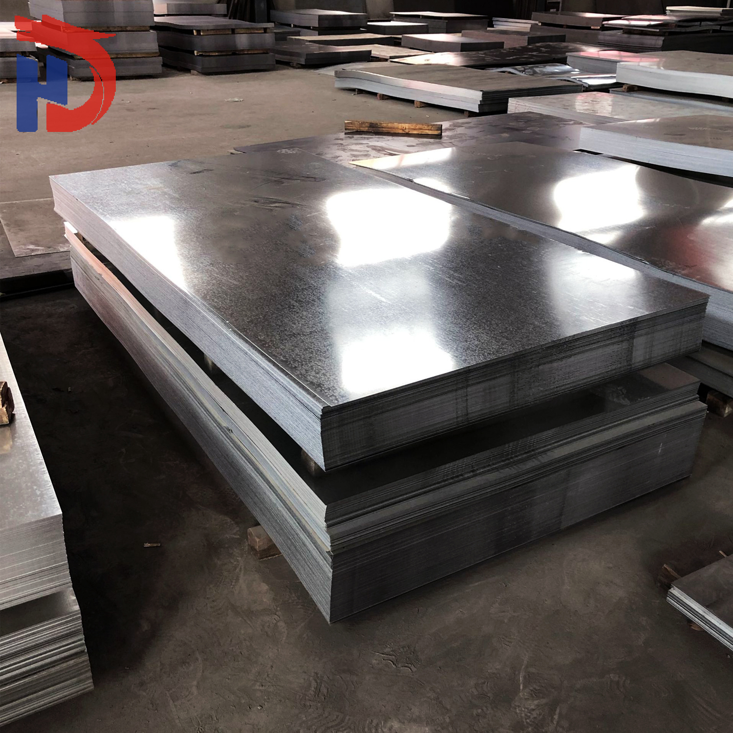 Galvanized aluminum plate