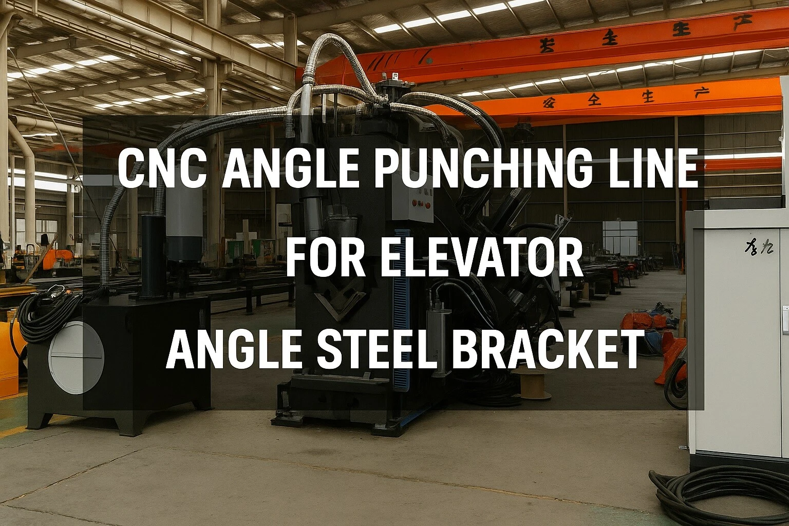 Aumento de la producción de soportes para ascensores con líneas de punzonado angular CNC
