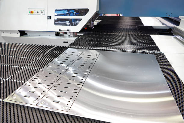 Pantalla de procesamiento de punzonadora de torreta CNC