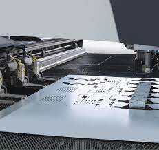 La estructura principal de la punzonadora de torreta