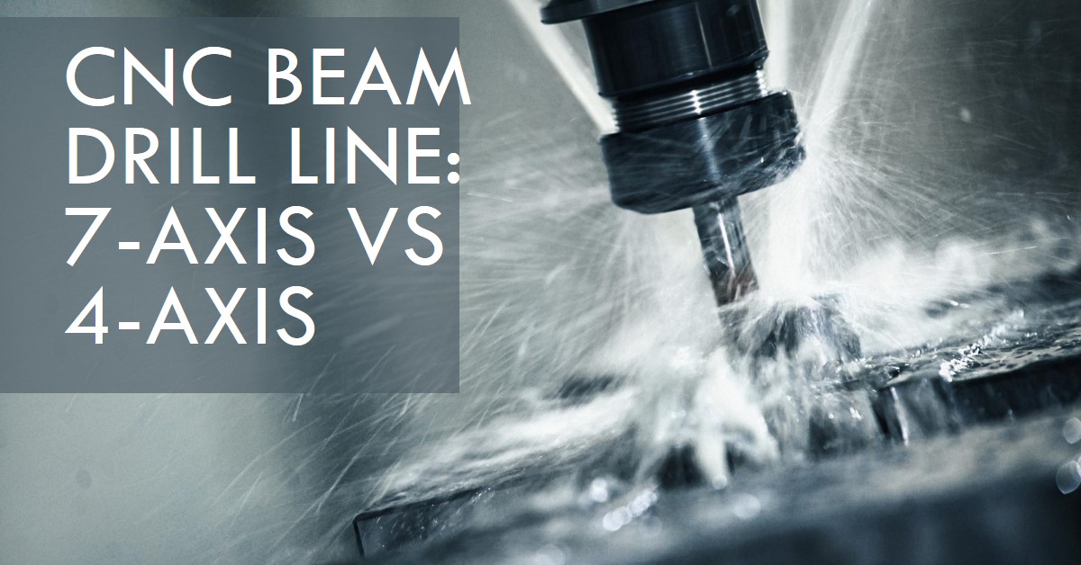 La diferencia entre la línea de perforación de vigas CNC de 7 ejes y 4 ejes