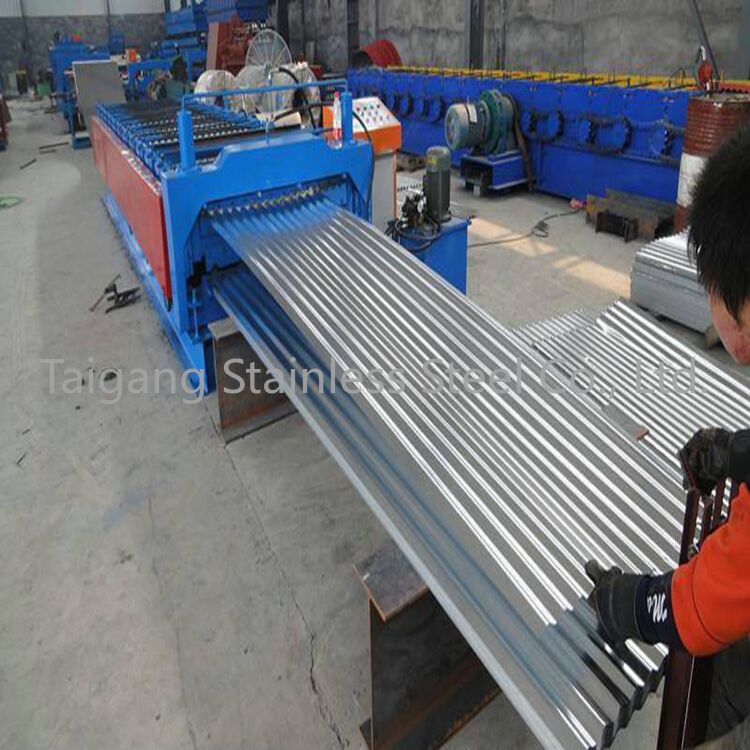 corrugated steel plate
