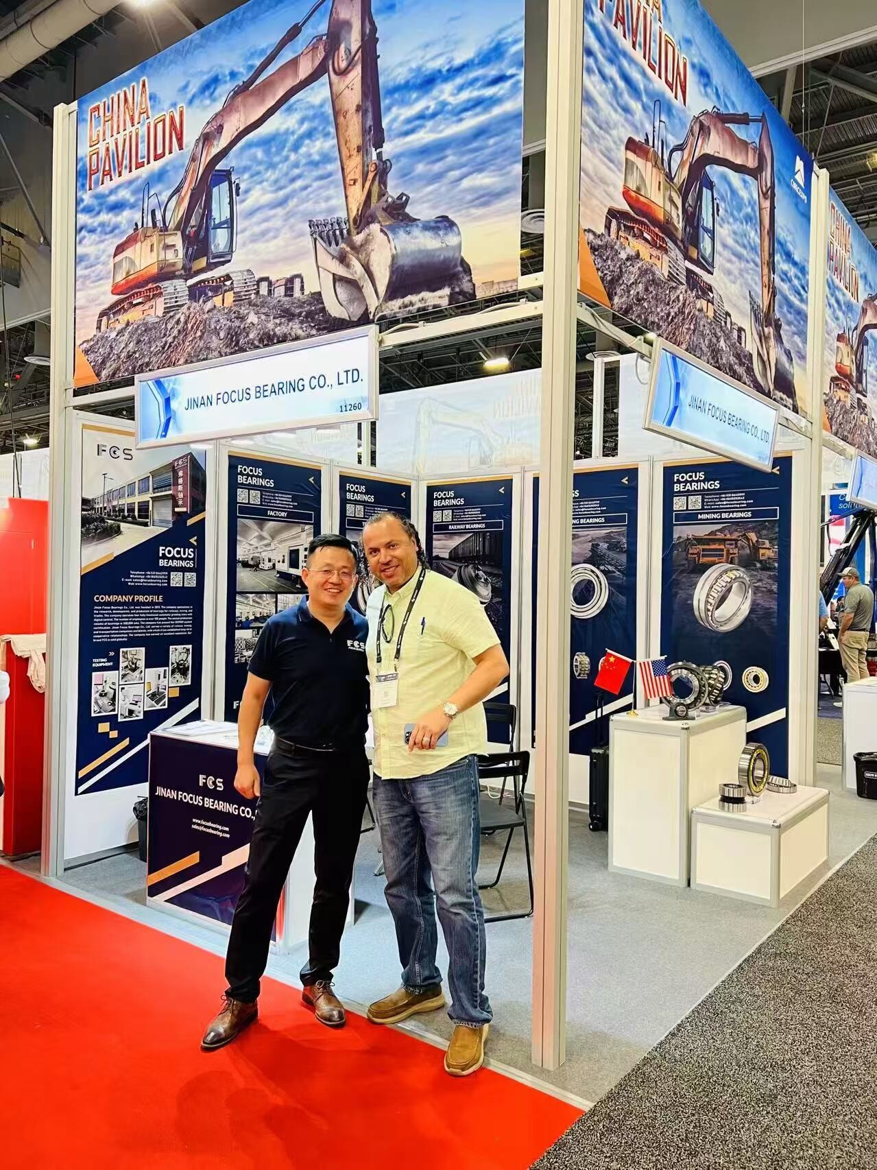 Jinan Focus Bearing Co., Ltd. successfully participated in the large-scale mining exhibition MINEXPO 2024 in the United States