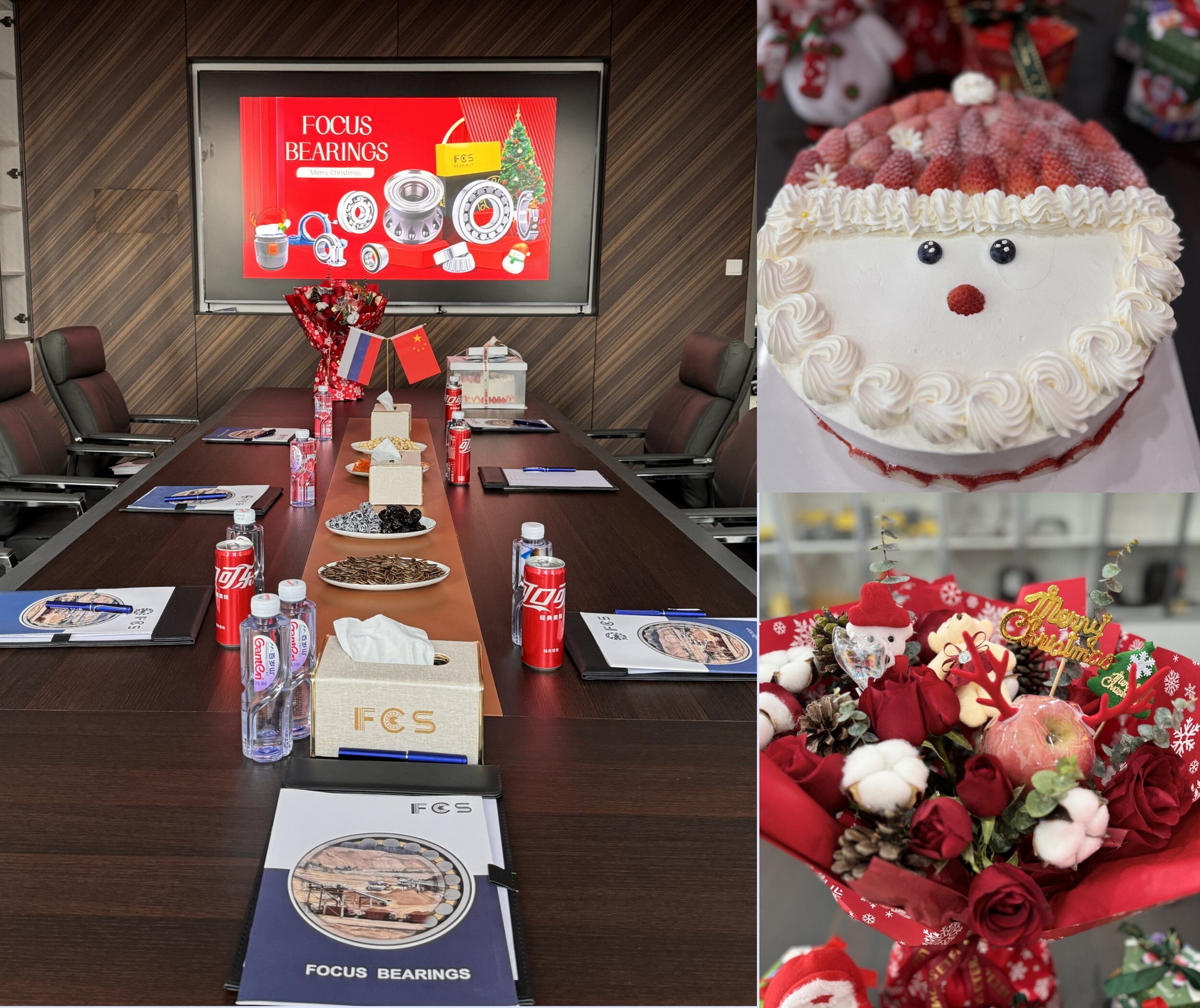 Jinan Focus Bearing Co.,Ltd. held a Christmas celebration