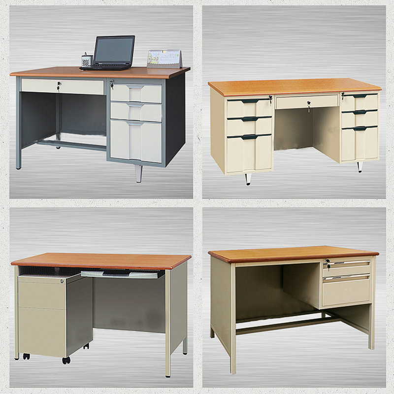 Steel staff desk