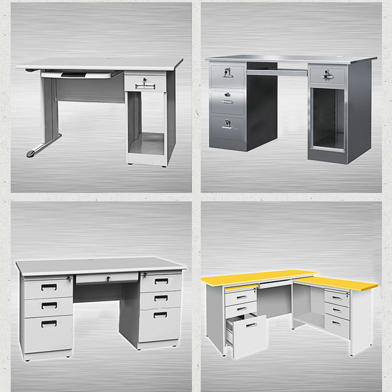 Steel staff desk