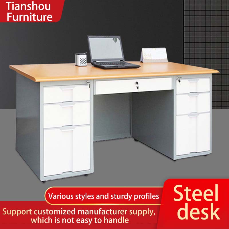 Steel staff desk