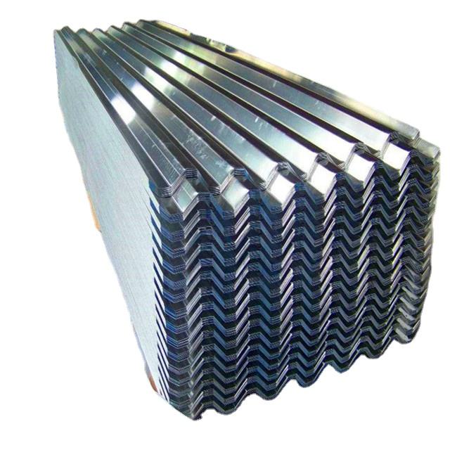 Galvanized corrugated steel sheet