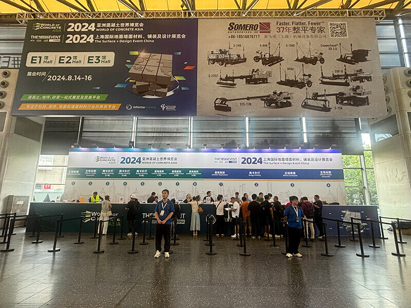 We attended the World of Concrete,Asia held in Shanghai New International Exhibition Center,August14-16,2024.