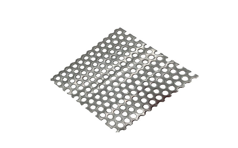 Stainless steel perforated plate
