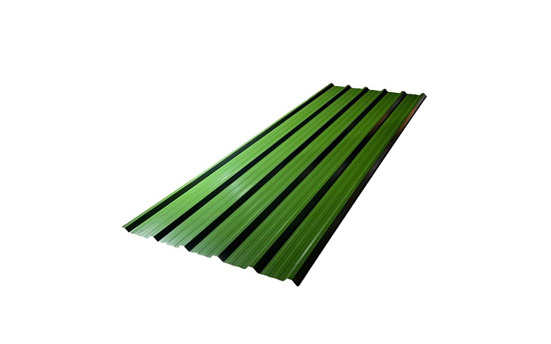 Coloured roof plate