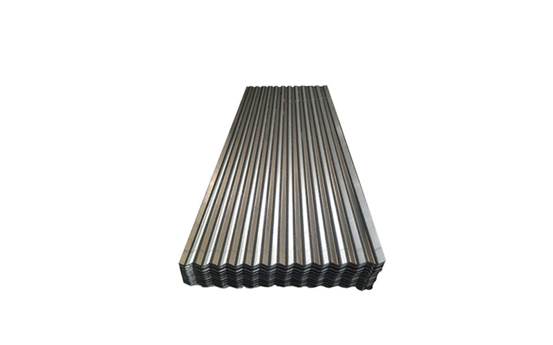 Galvanized corrugated plate
