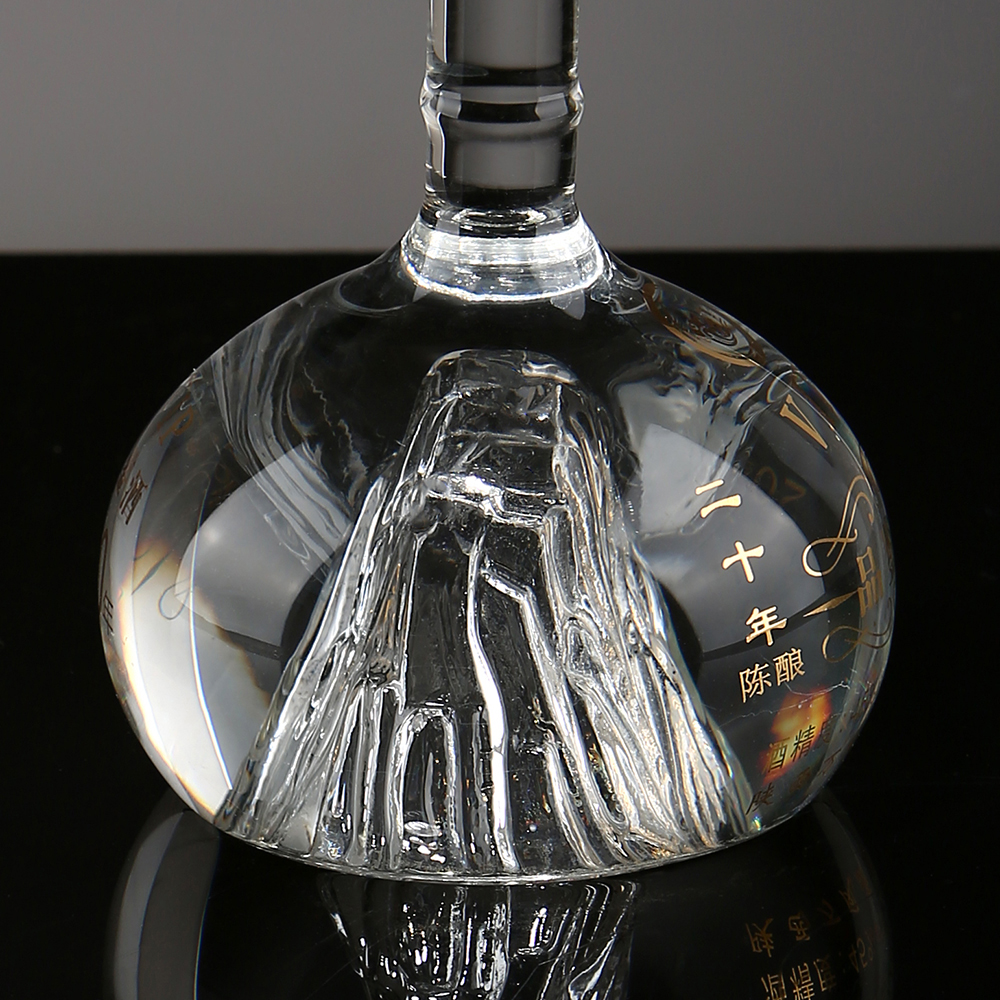 Mountain shaped bottle