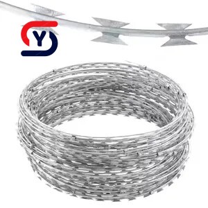 Galvanized  Barbed Wire Razor Fencing Wire