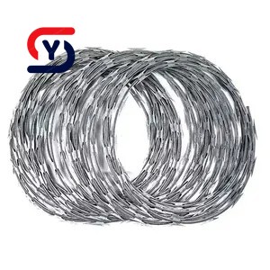 Galvanized  Barbed Wire Razor Fencing Wire
