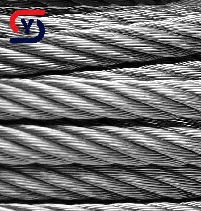 Galvanized 6X19W +IWS wire rope for winch