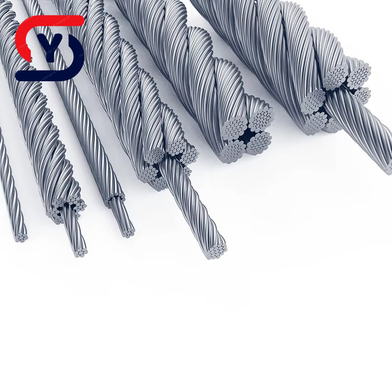 Galvanized 6X19W +IWS wire rope for winch