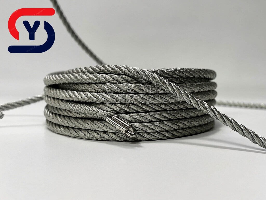 Galvanized 6X19W +IWS wire rope for winch