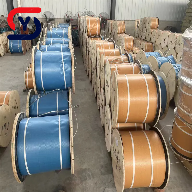 Heavy Duty  Elevator Steel Rope Premium Traction Cable Carbon Steel Breaking Load 1770n