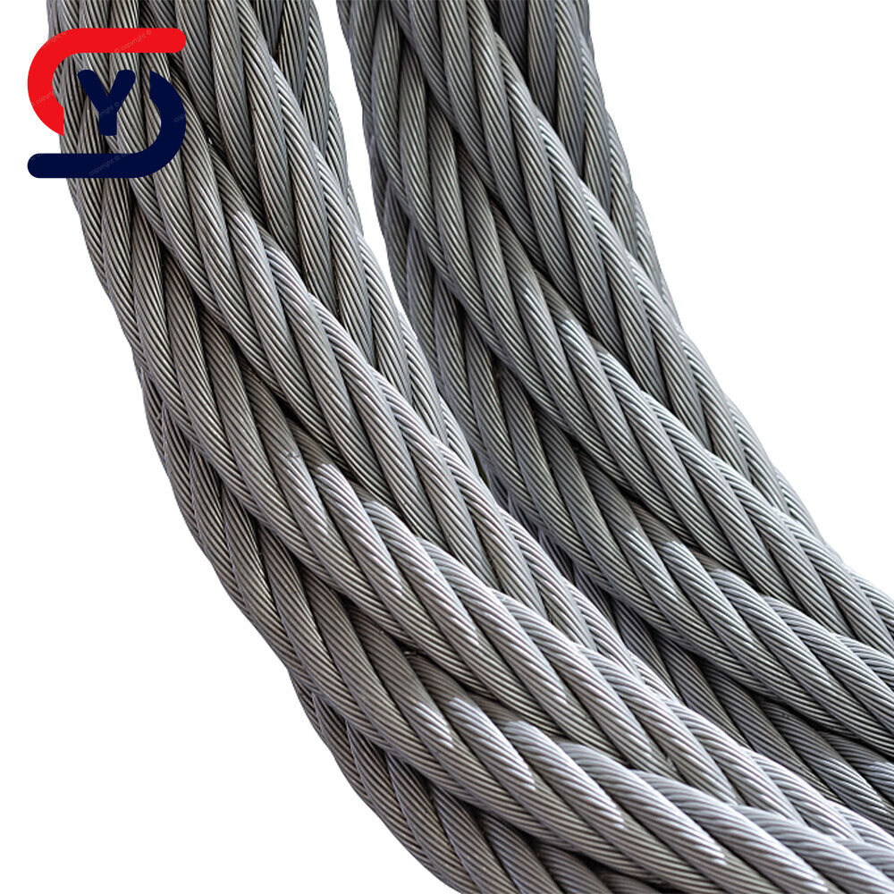Galvanized Steel Wire Rope, Elevator Wire Rope, Hoist Wire Rope with Steel Core, Sisal Core