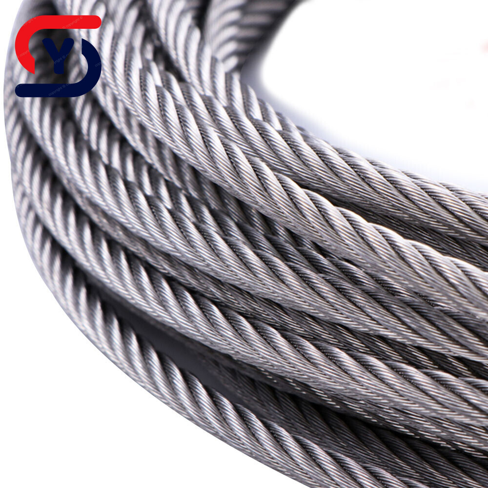 Galvanized Steel Wire Rope, Elevator Wire Rope, Hoist Wire Rope with Steel Core, Sisal Core