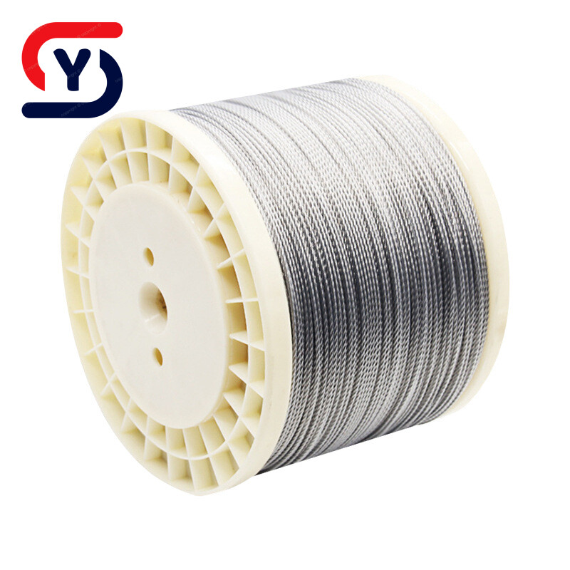 OEM Customized Stainless Steel Galvanized Steel Wire Rope Used for Construction Machinery