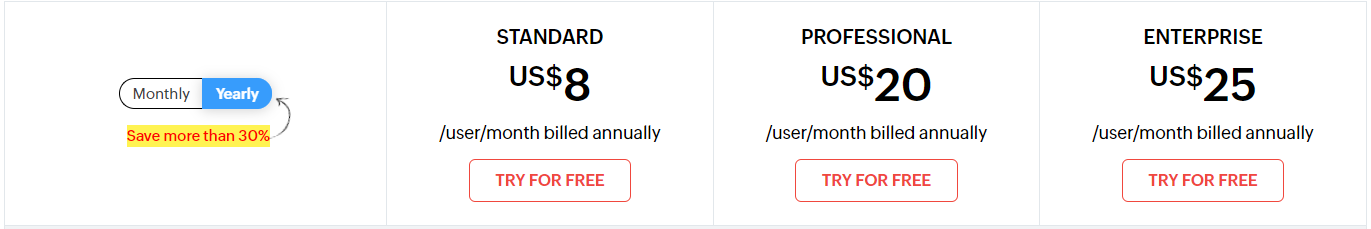 zoho creator pricing