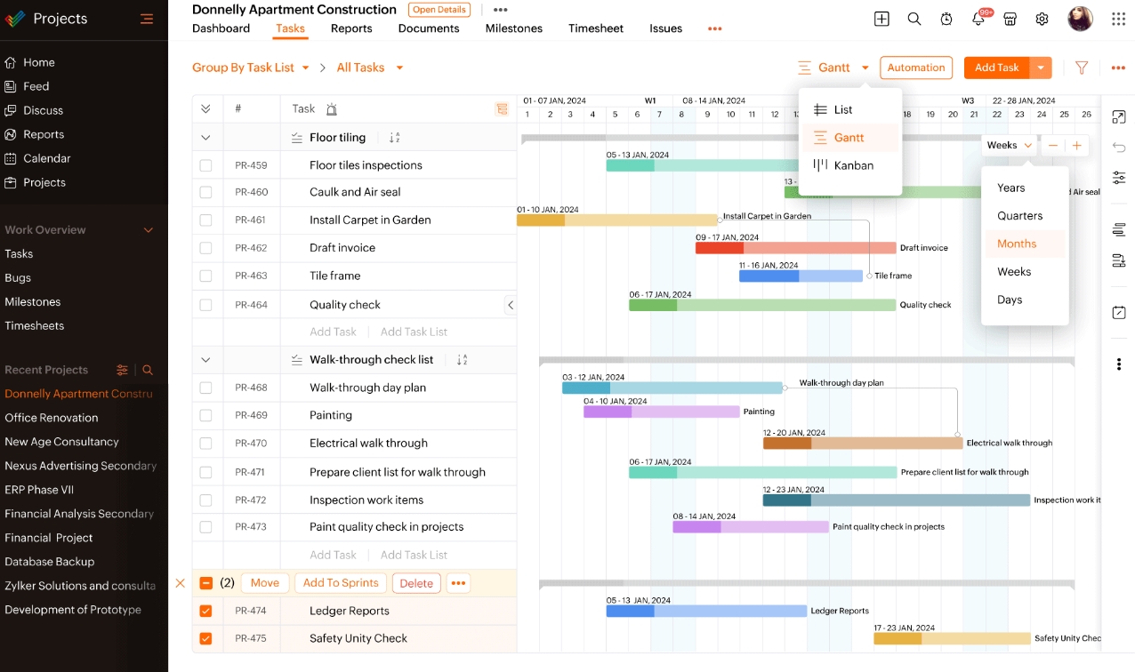 Projects Management Projects Management