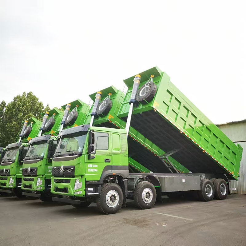SINOTRUK electric dump truck 8x4