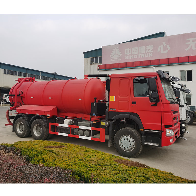 HOWO sewage suction vacuum truck