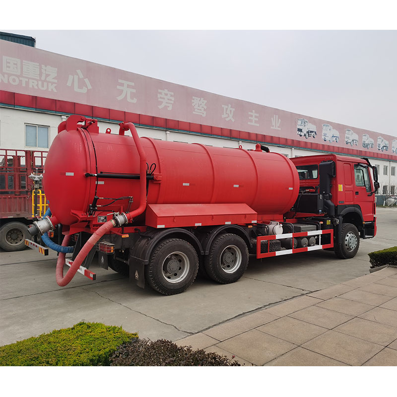HOWO sewage suction vacuum truck