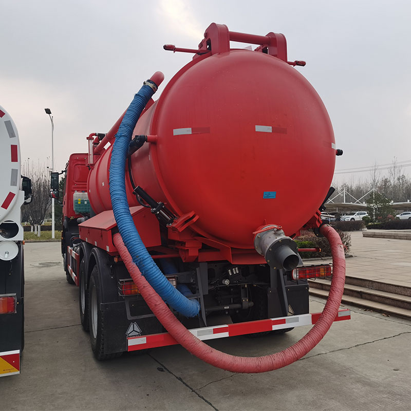HOWO sewage suction vacuum truck