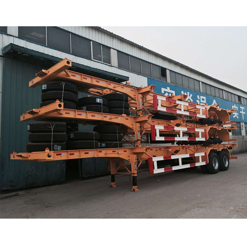 CHINA SINEWHUA skeletal trailer