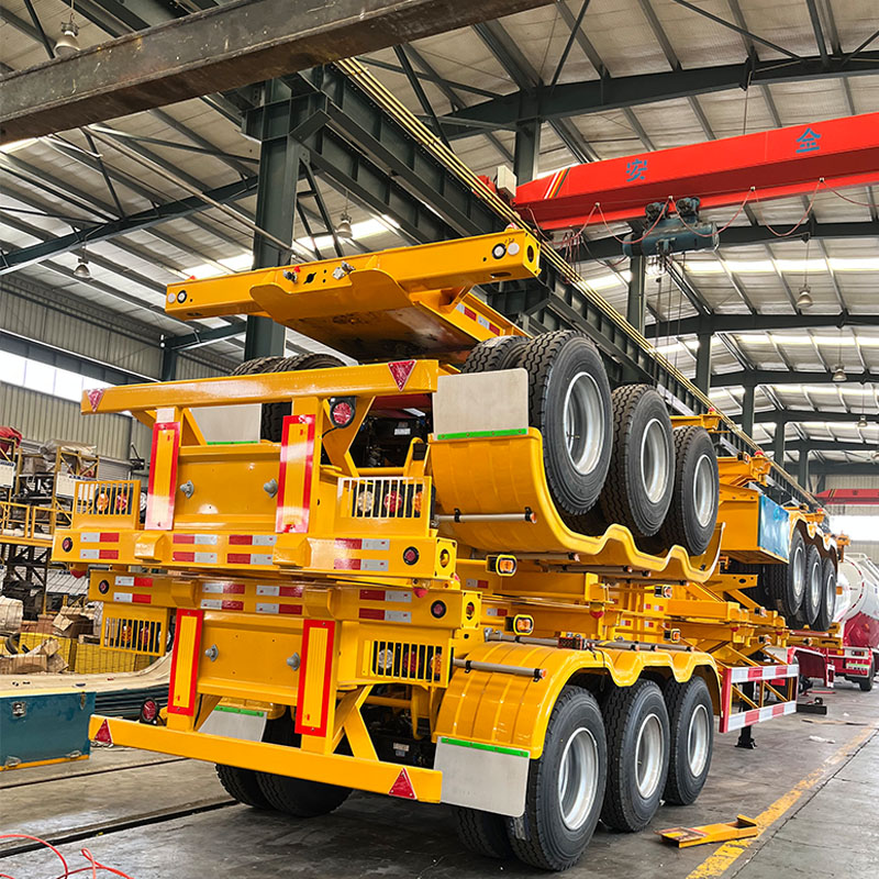 CHINA SINEWHUA skeletal trailer