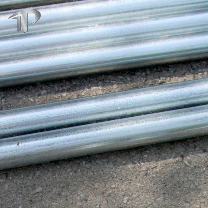Galvanized steel pipe for construction