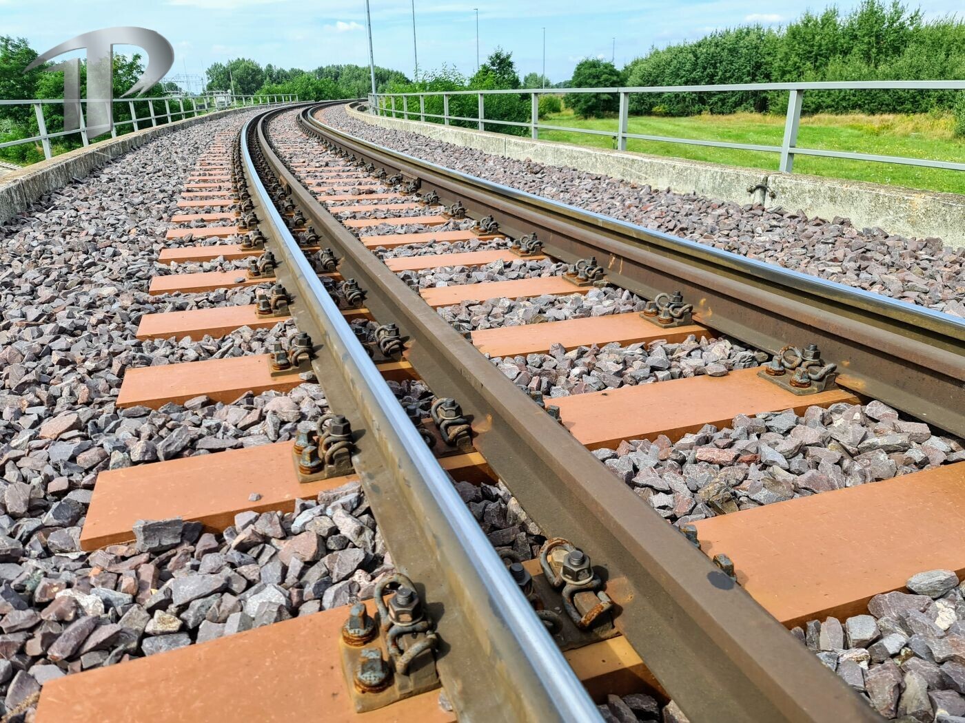 Bridge plant turnout rail