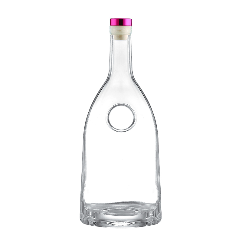 Bouteille en verre de spiritueux de luxe