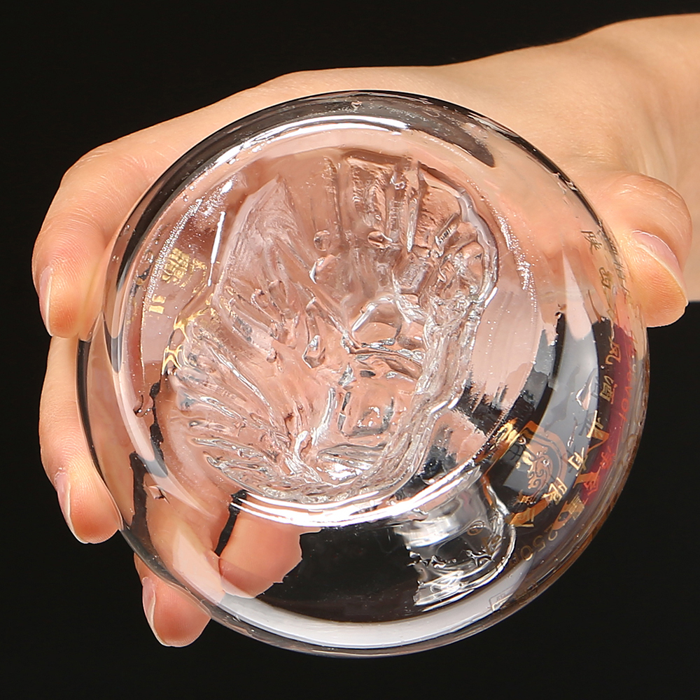 Bouteille en forme de montagne