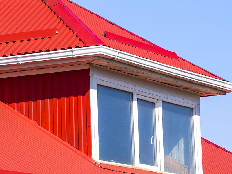 Coloured roof panel