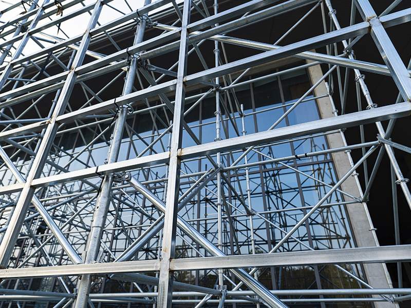Galvanized building