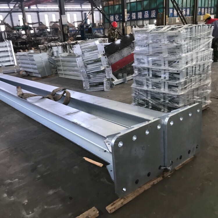 Galvanized structural parts for construction