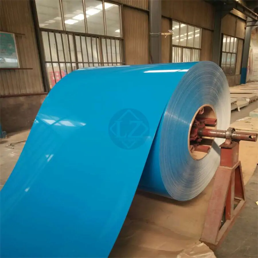 Blue Pre-painted Galvan Iron Coils