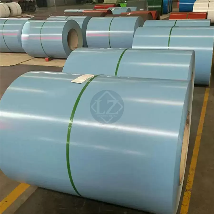 Sky Blue Color Coated Roll