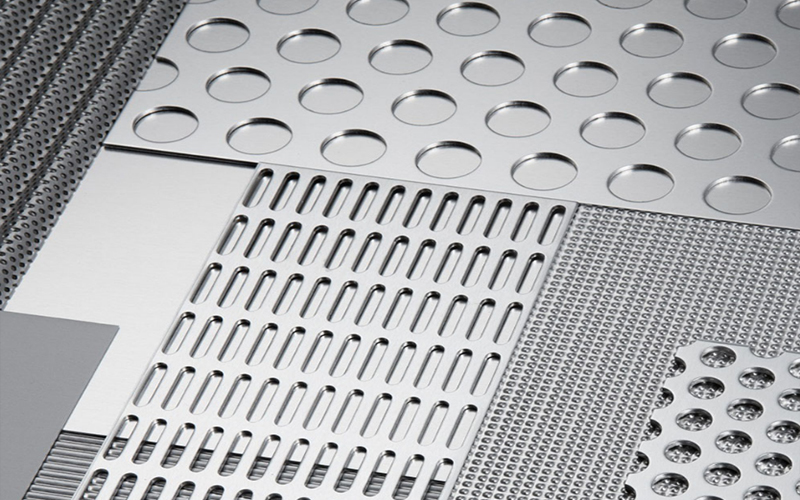 Stainless steel perforated plate