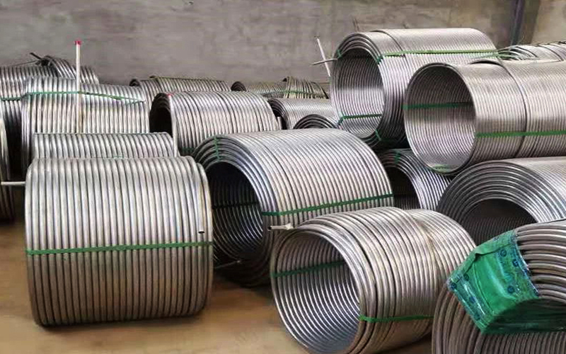 Stainless steel coil pipe
