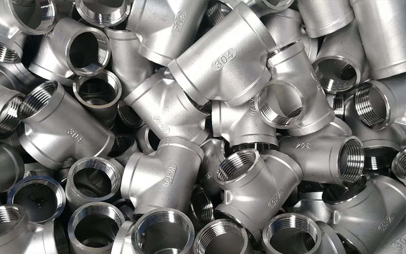 Stainless steel tee