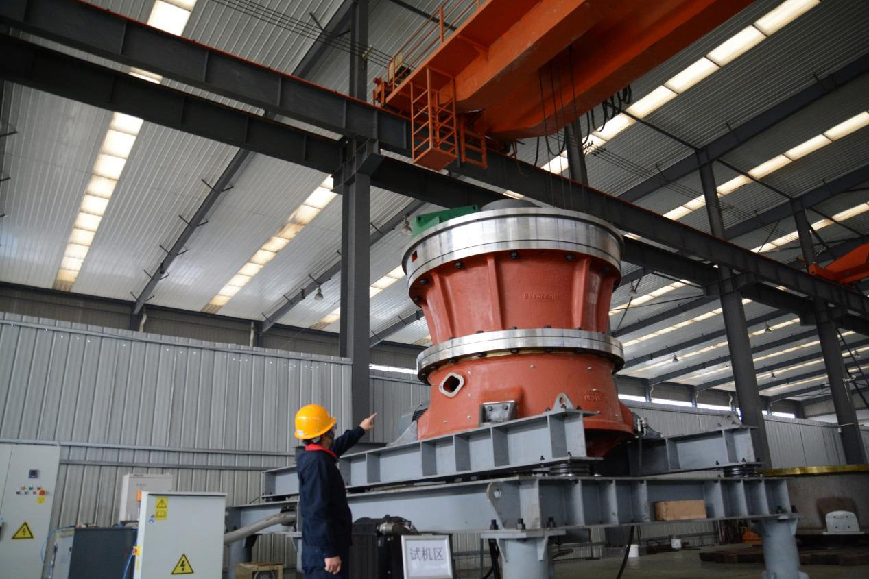 Luoyang Cruston CSC660 single cylinder cone crusher completed test running