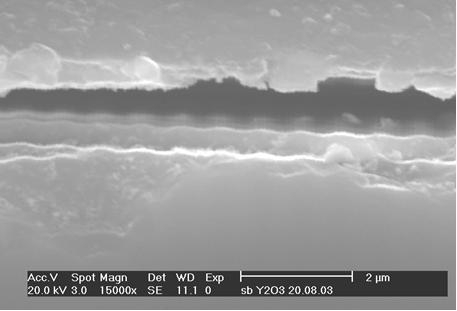 Fig 5: Additional Area in Sample at the End of the Tube - Dense Uniform Coating