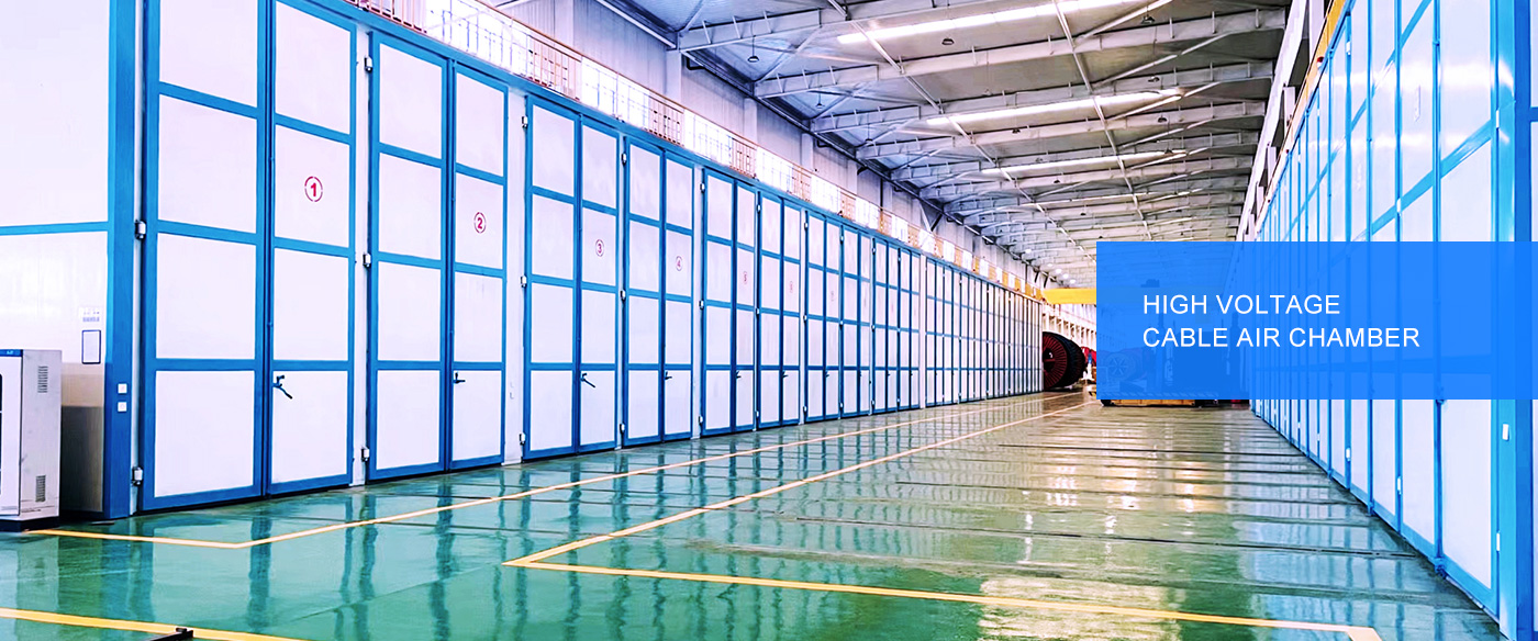 High voltage cable air chamber