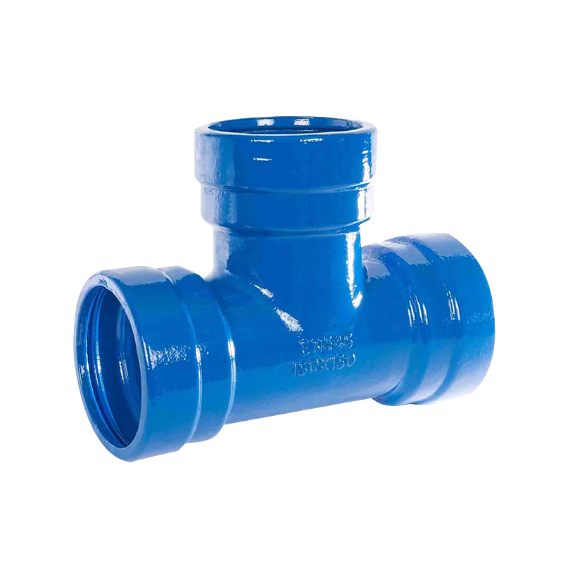 ISO2531 EN545 EN598 Ductile Iron Fitting Tyton push-on All Socket Tee
